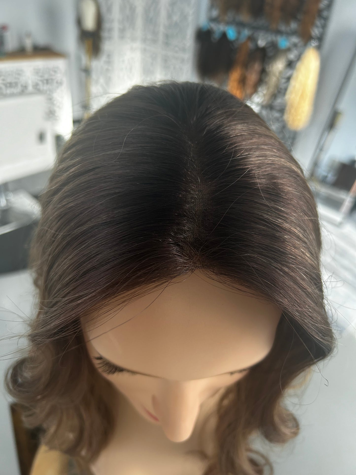 Lace Top Topper - Heather- 16”