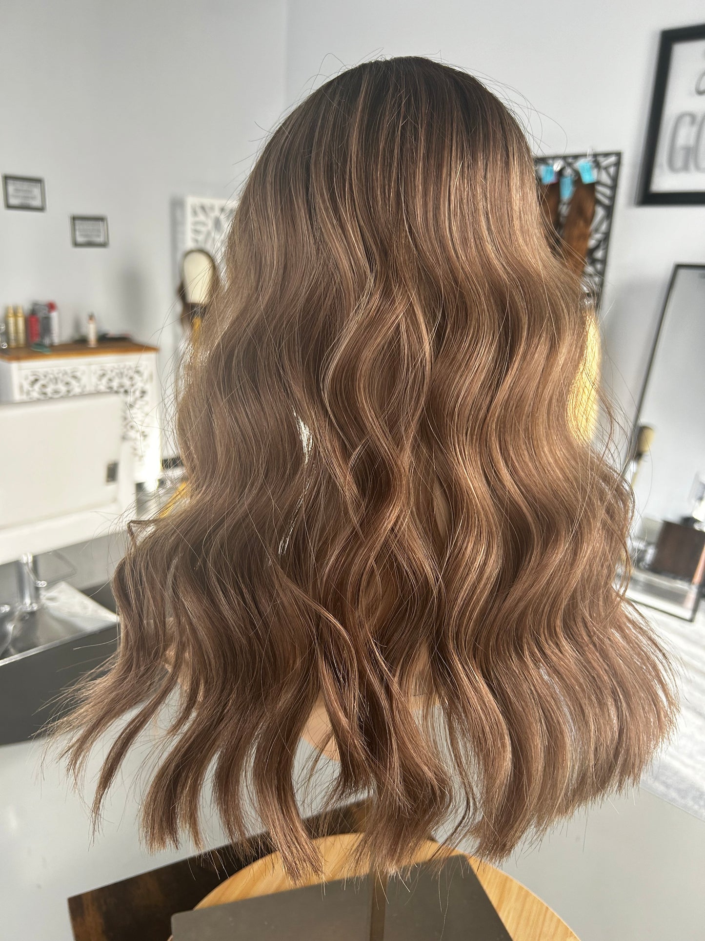 Lace Top Topper - Heather- 16”