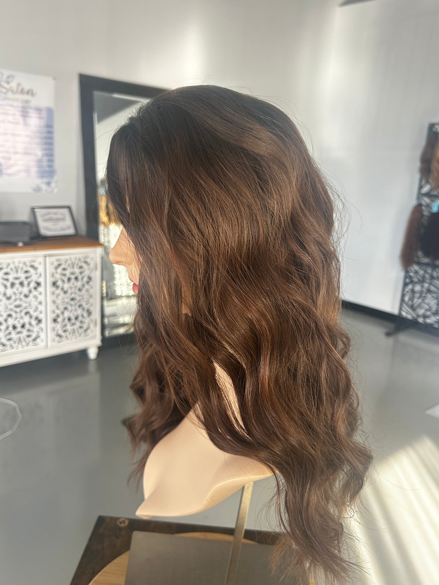 Lace Top Topper - Dove, 19”