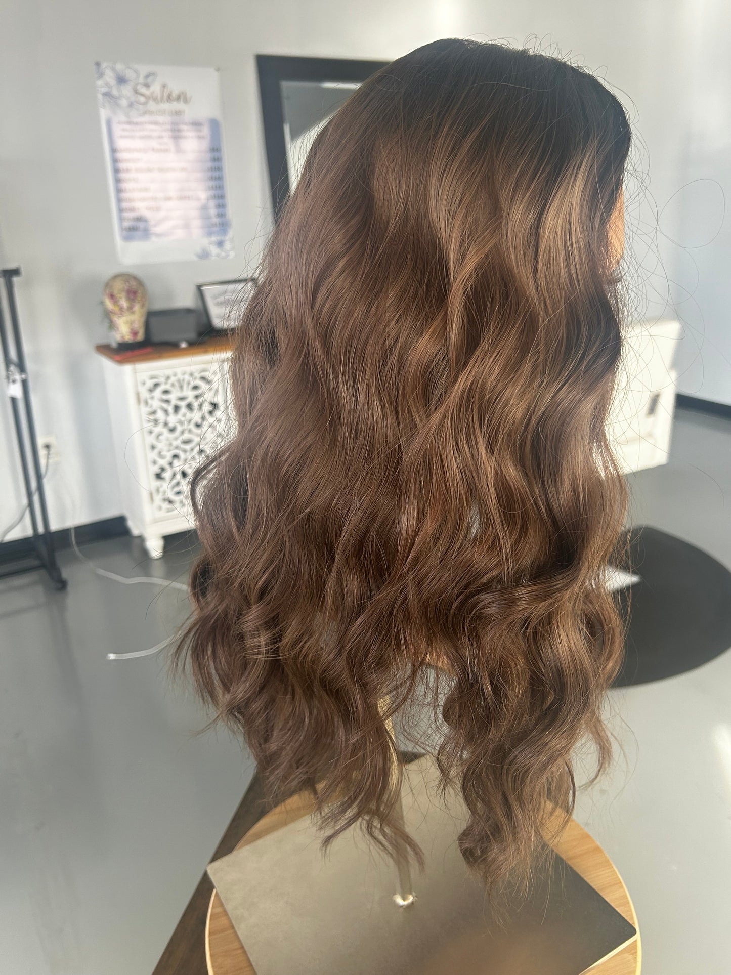 Lace Top Topper - Dove, 19”