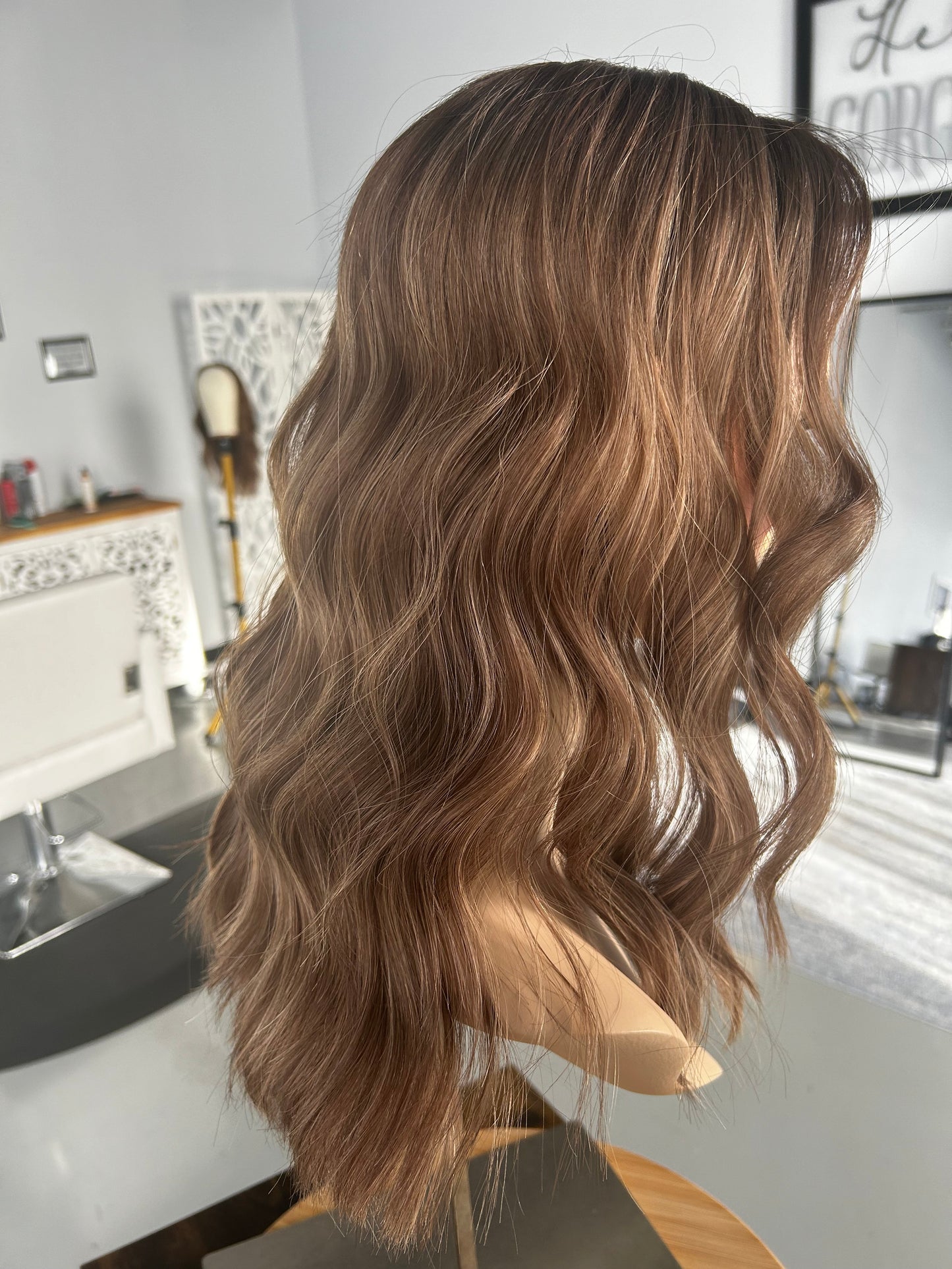 Lace Top Topper - Heather- 16”