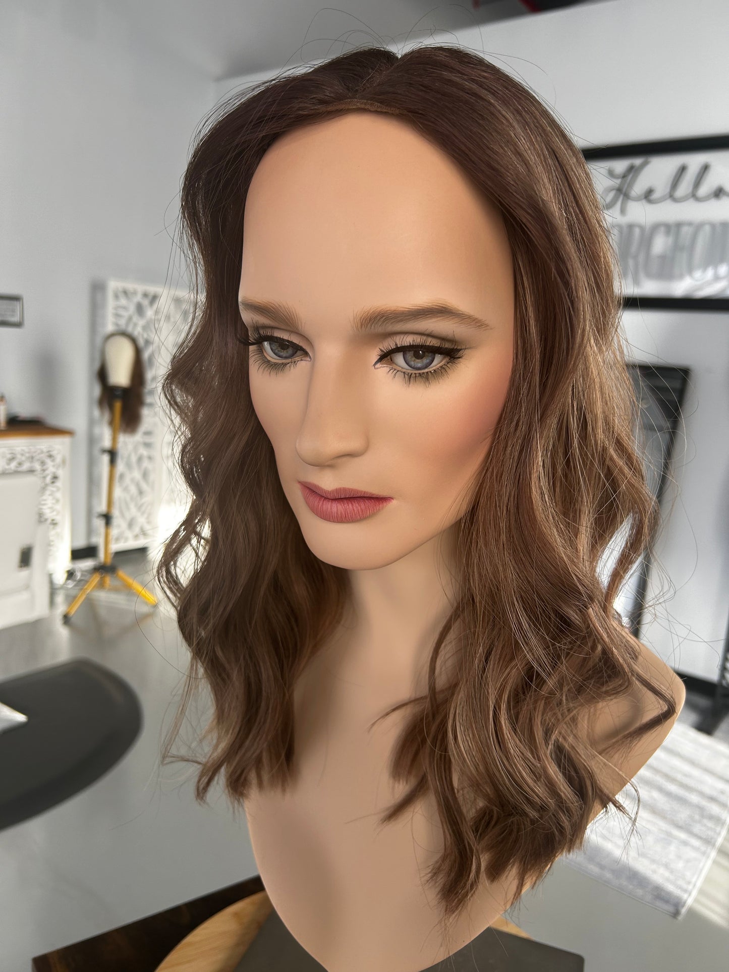 Lace Top Topper - Heather- 16”