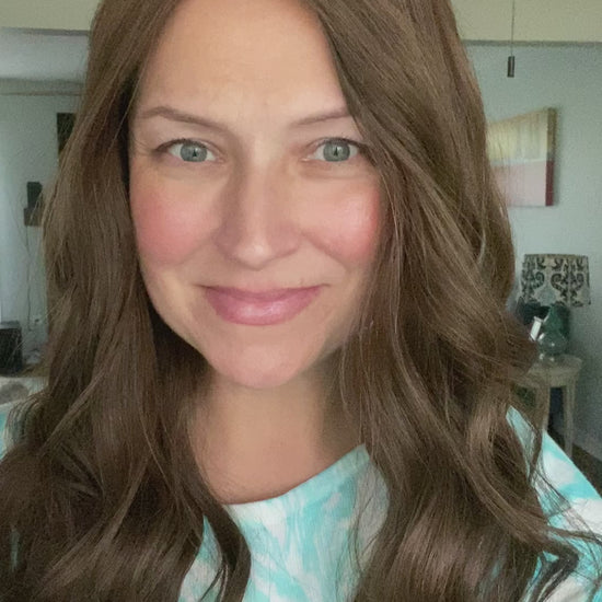 Neutral medium brown approx. level 4 Human Hair Topper