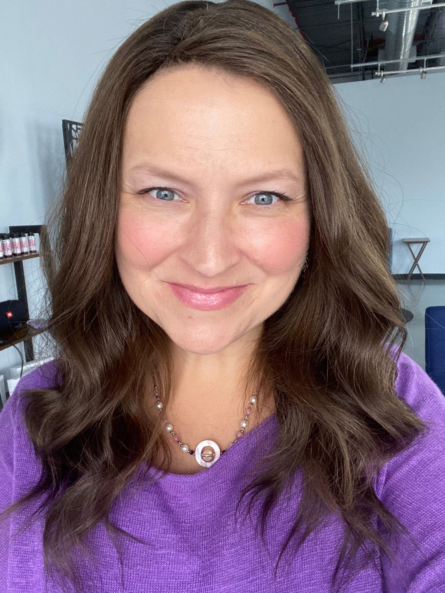 Silk Top Topper- Cool Dove 23”