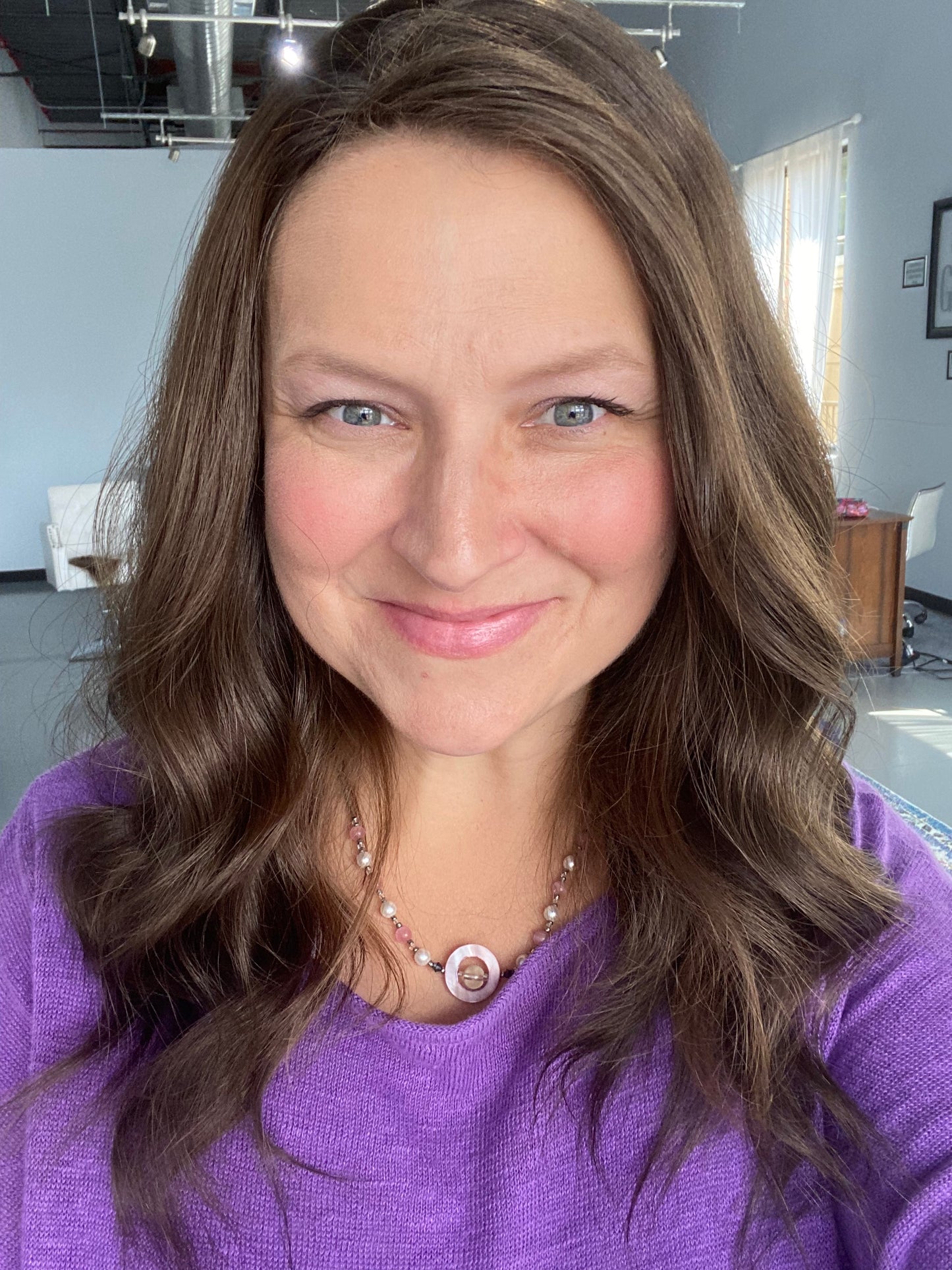 Silk Top Topper- Cool Dove 23”