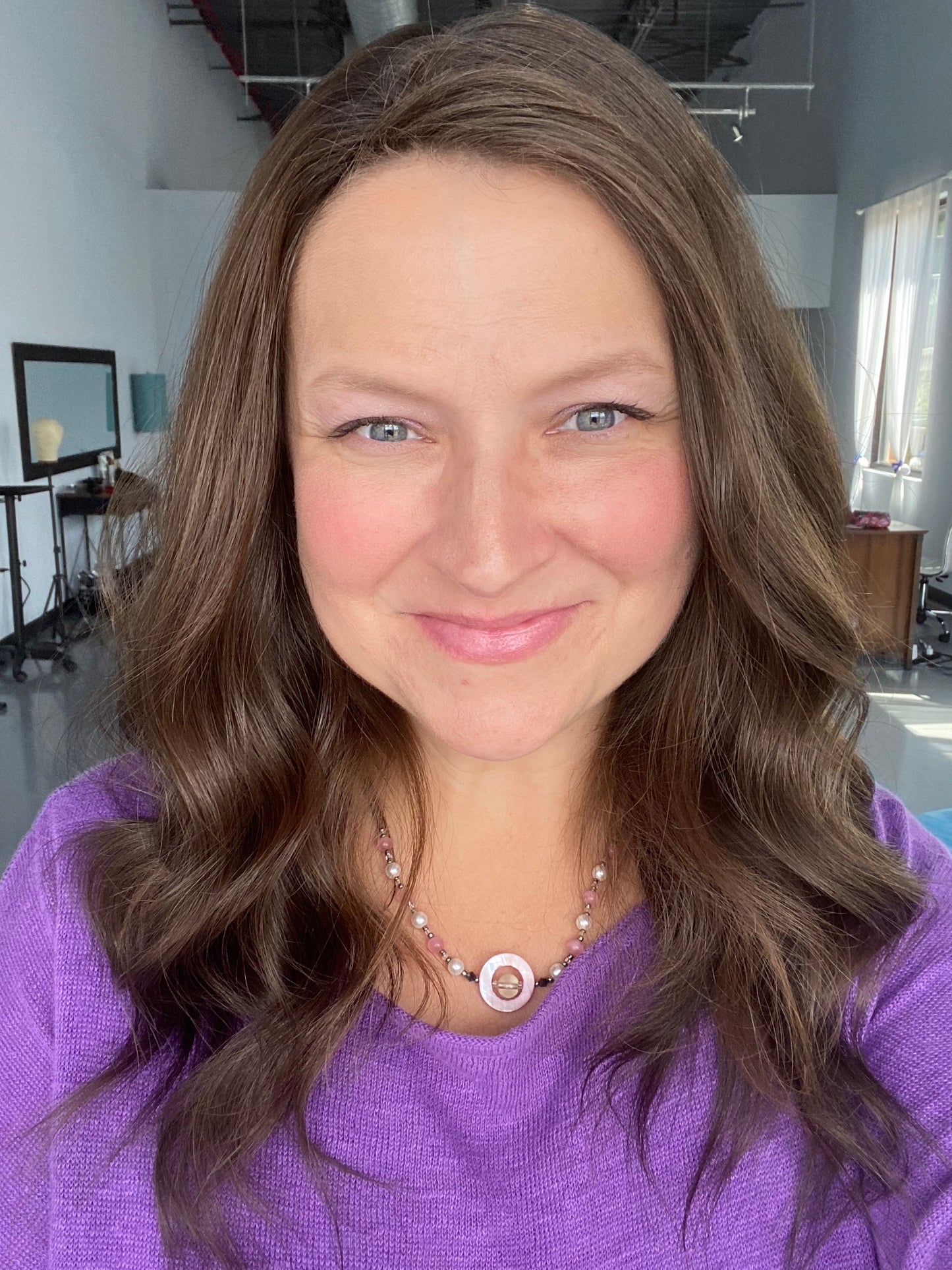 Silk Top Topper- Cool Dove 23”