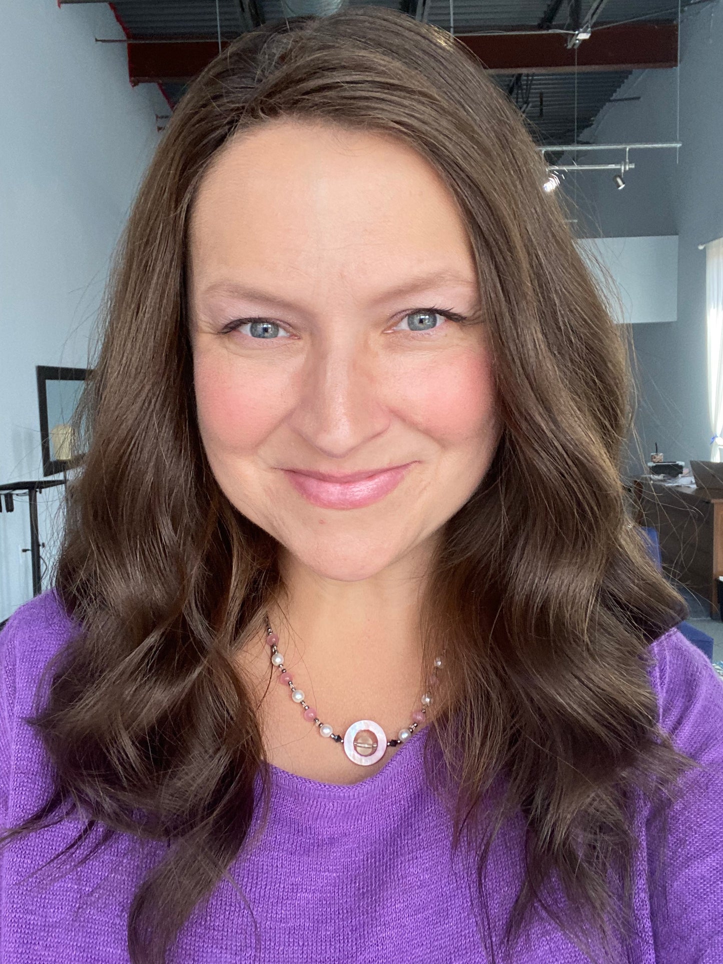 Silk Top Topper- Cool Dove 23”