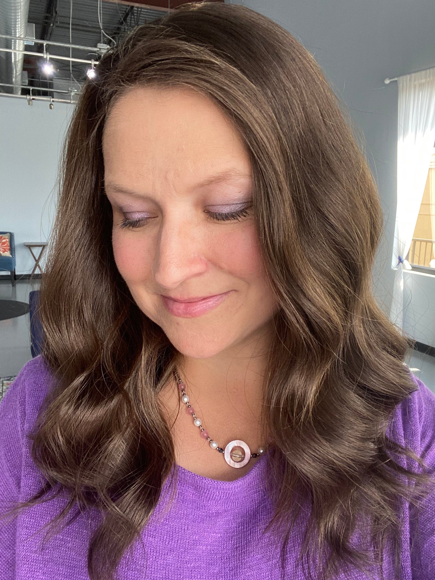 Silk Top Topper- Cool Dove 23”