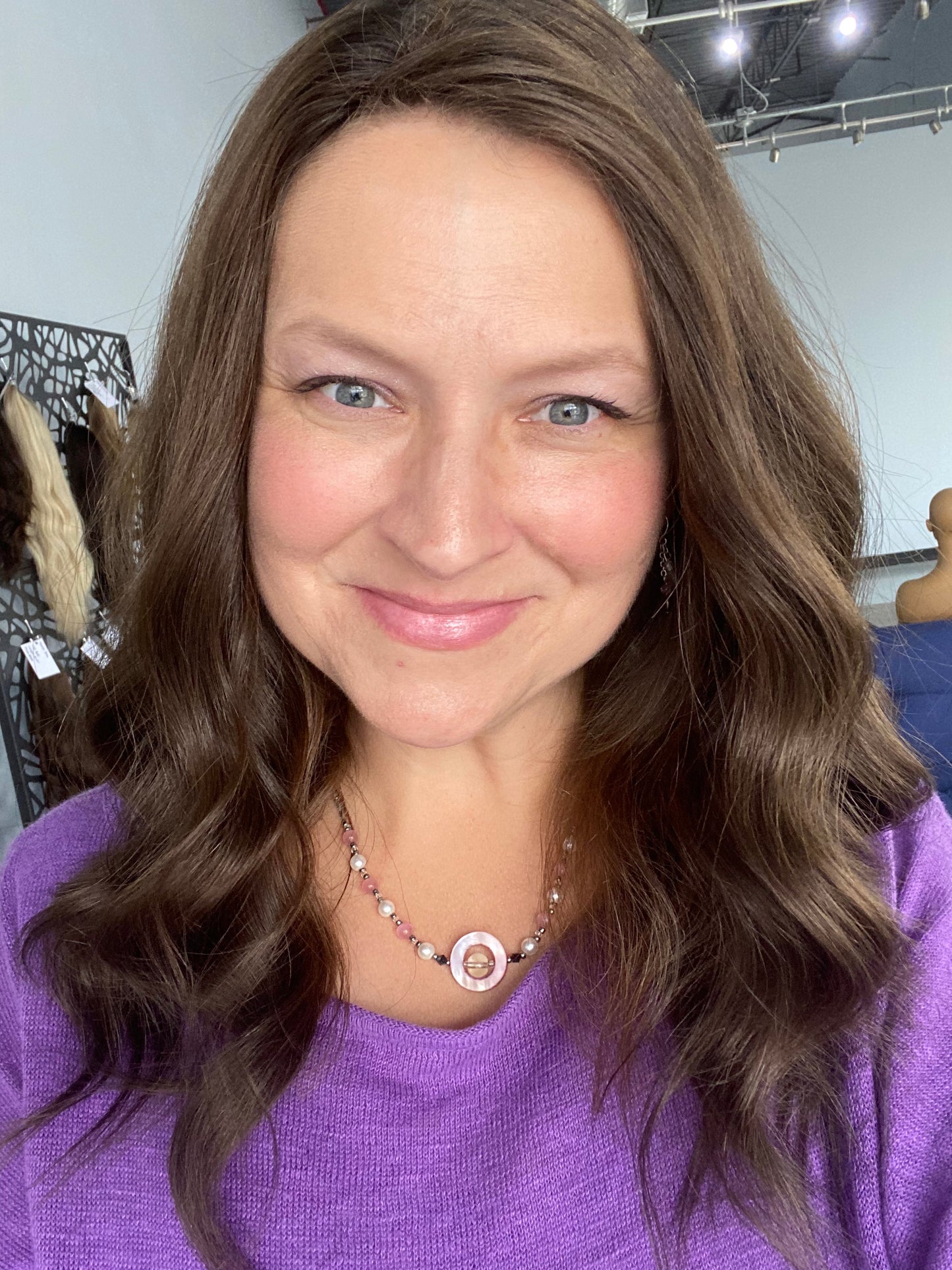 Silk Top Topper- Cool Dove 23”