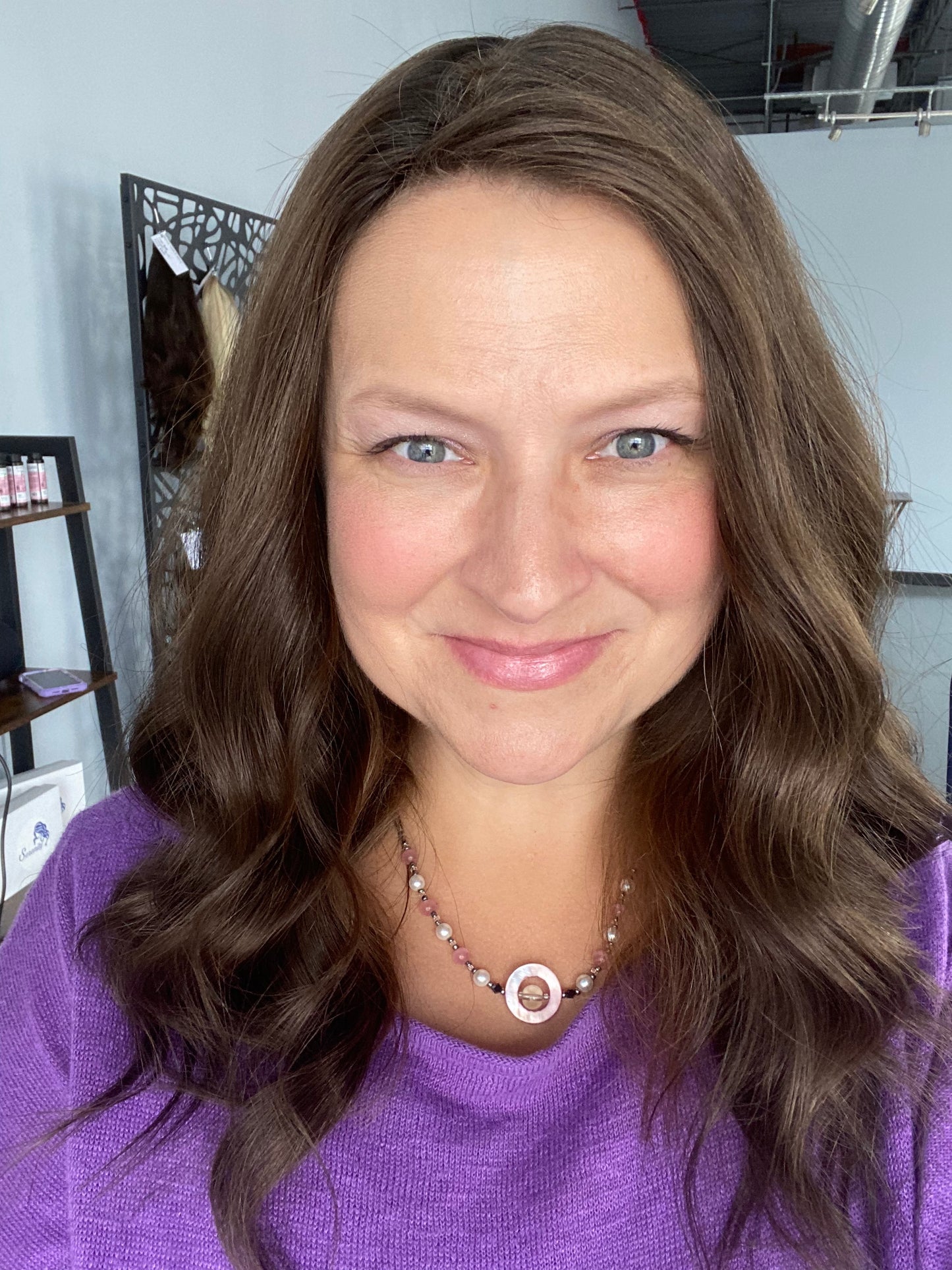 Silk Top Topper- Cool Dove 23”