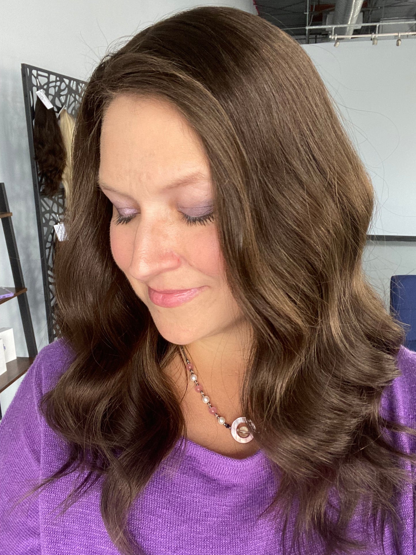 Silk Top Topper- Cool Dove 23”