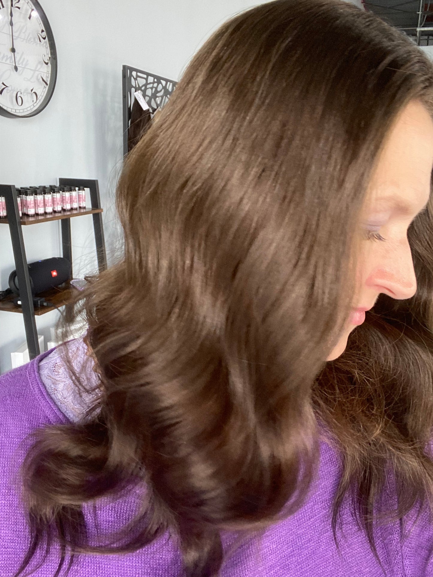 Silk Top Topper- Cool Dove 23”