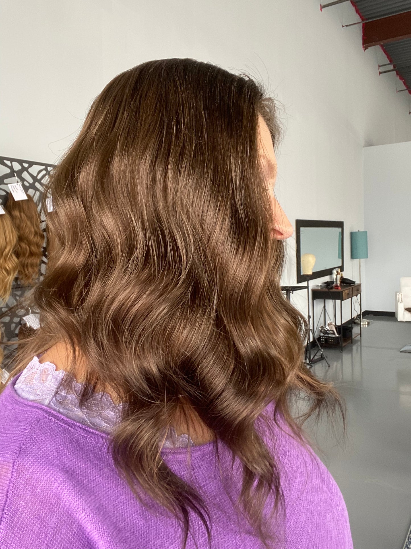 Silk Top Topper- Cool Dove 23”