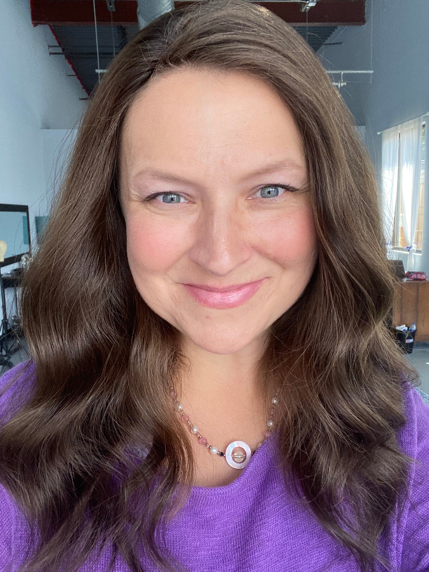 Silk Top Topper- Cool Dove 23”