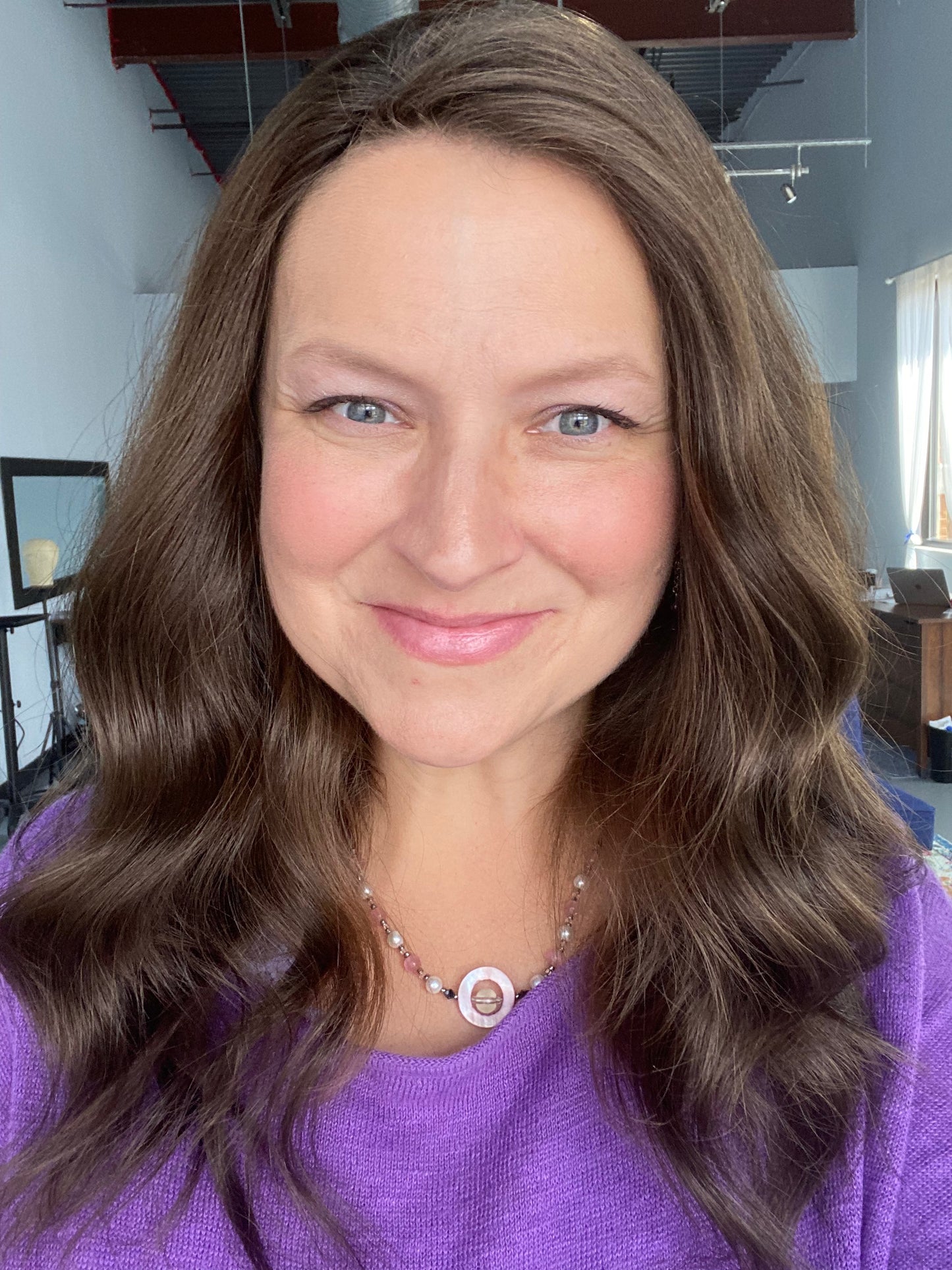 Silk Top Topper- Cool Dove 23”