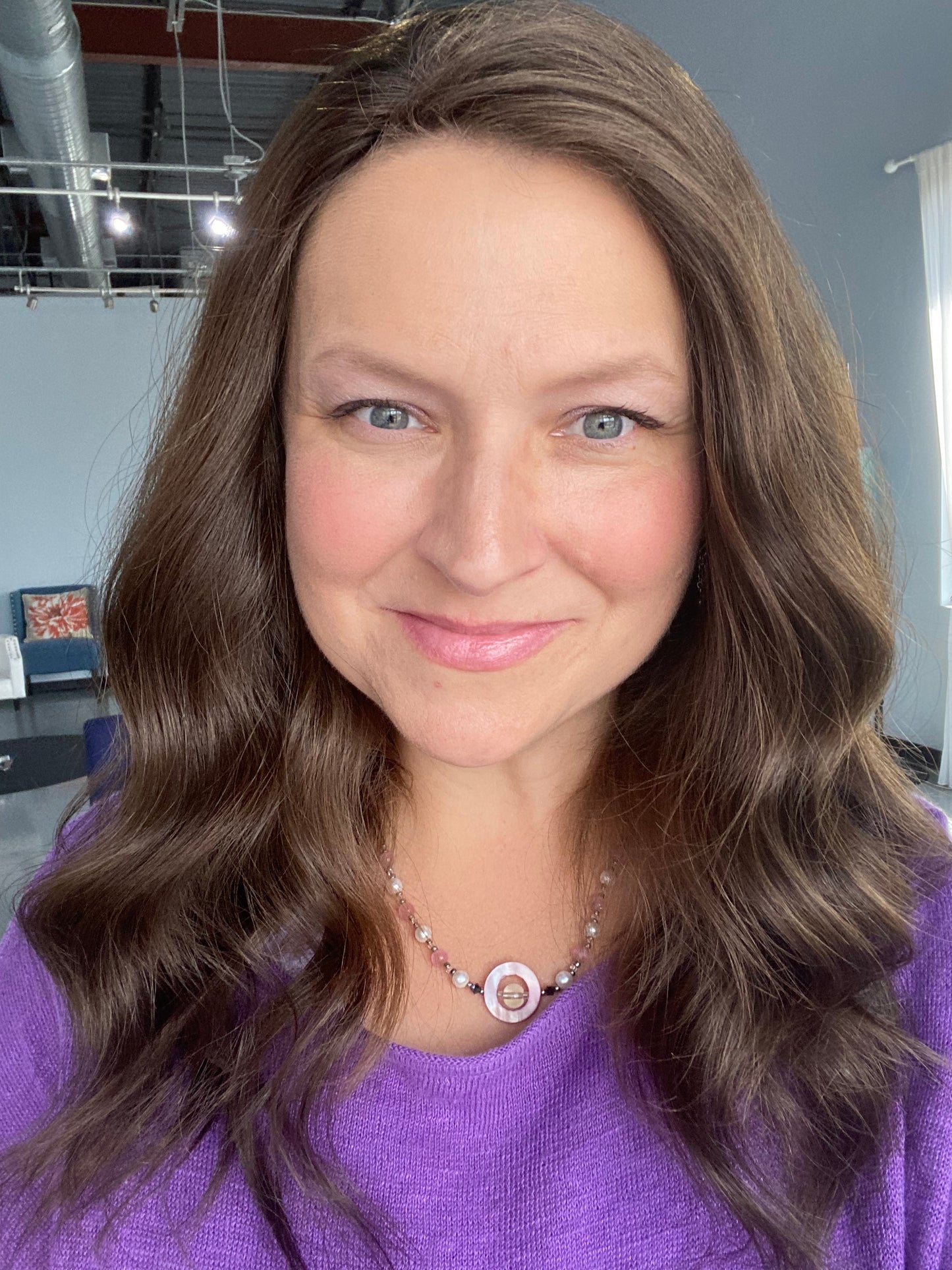 Silk Top Topper- Cool Dove 23”