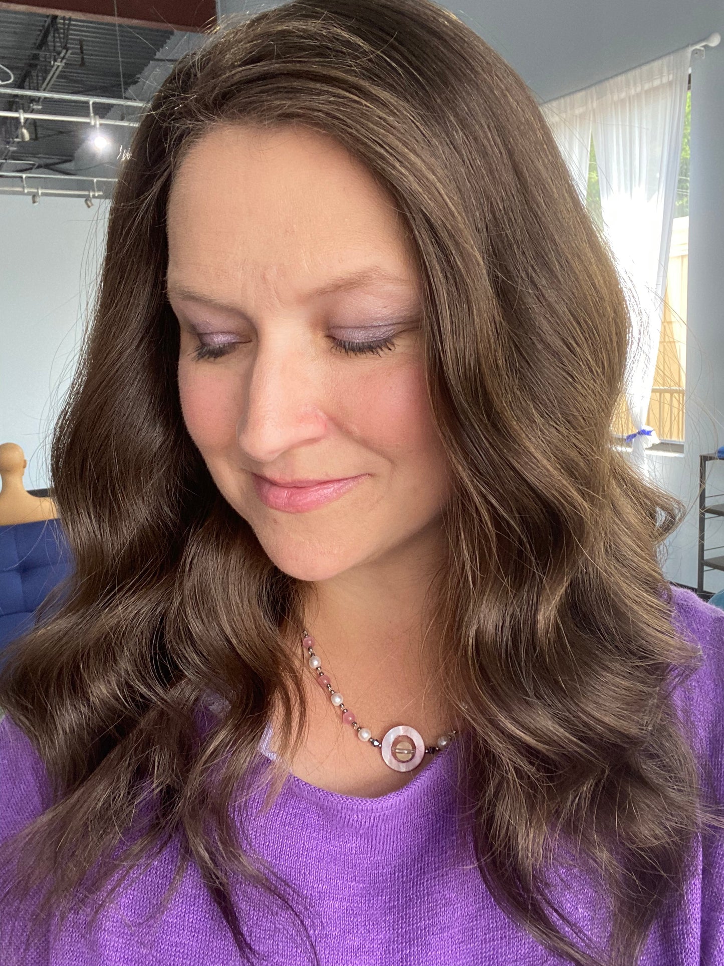 Silk Top Topper- Cool Dove 23”