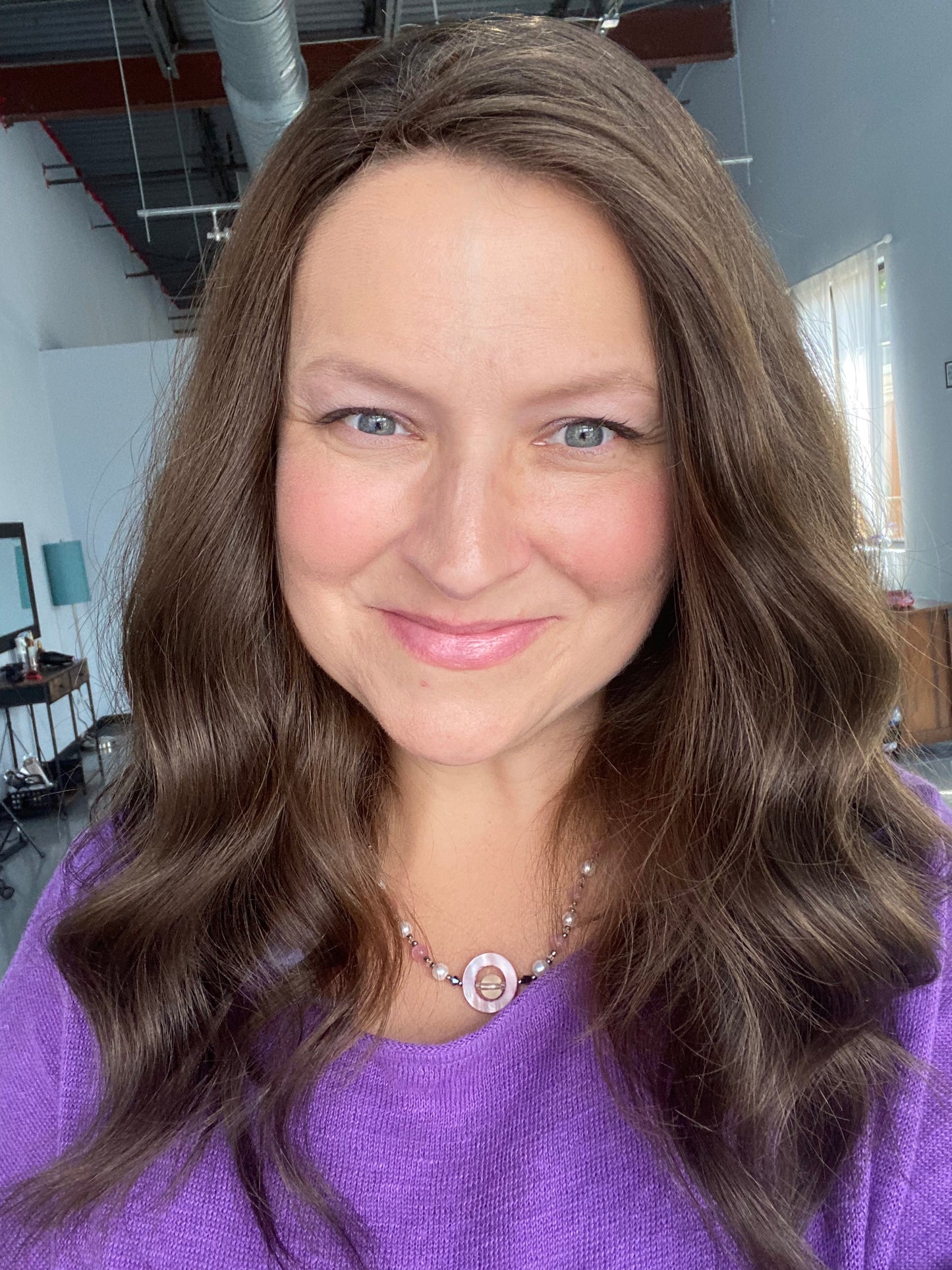 Silk Top Topper- Cool Dove 23”