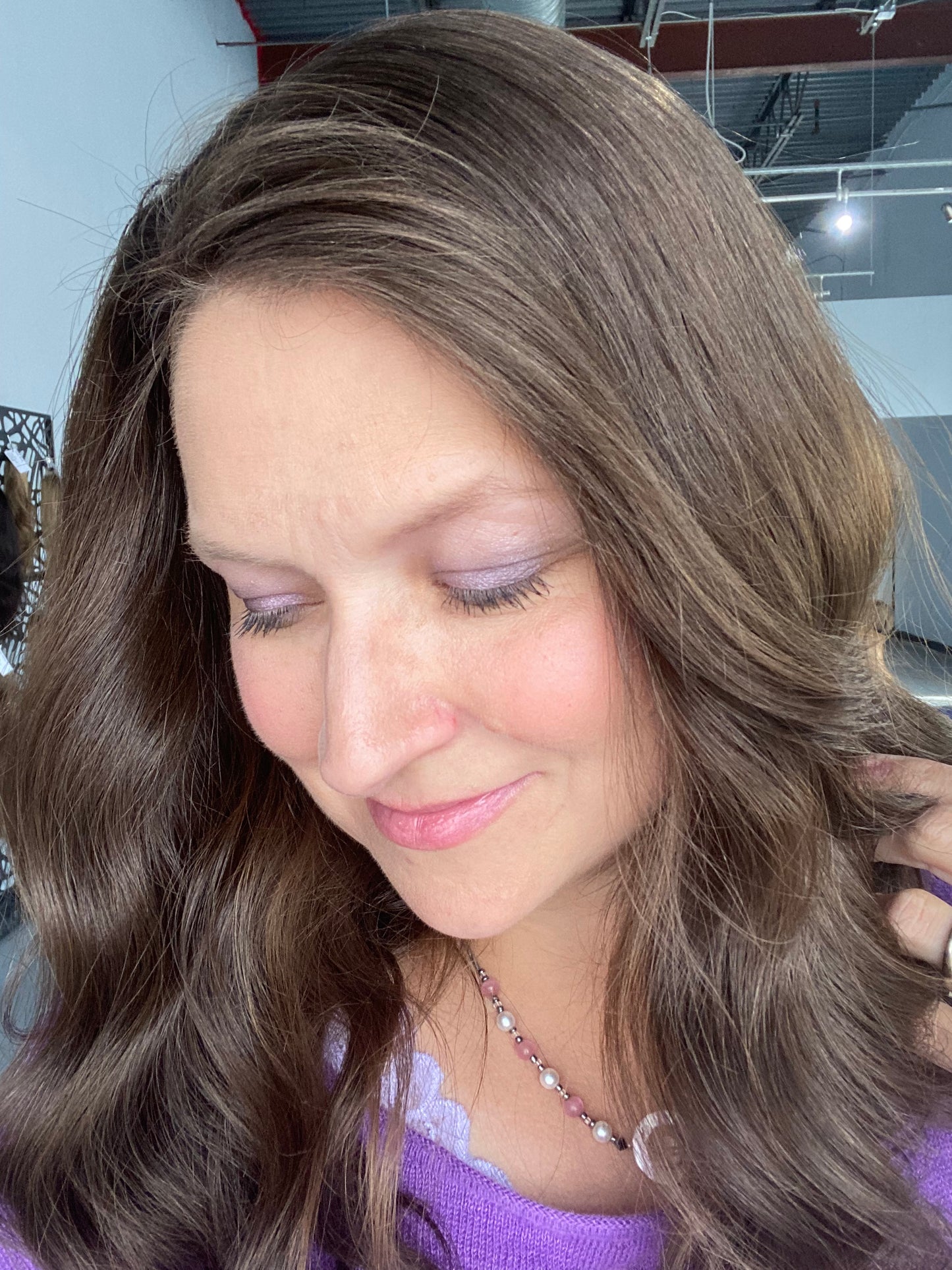 Silk Top Topper- Cool Dove 23”