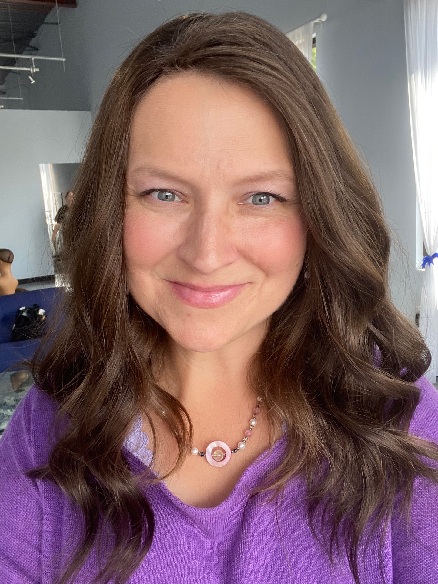 Silk Top Topper- Cool Dove 23”