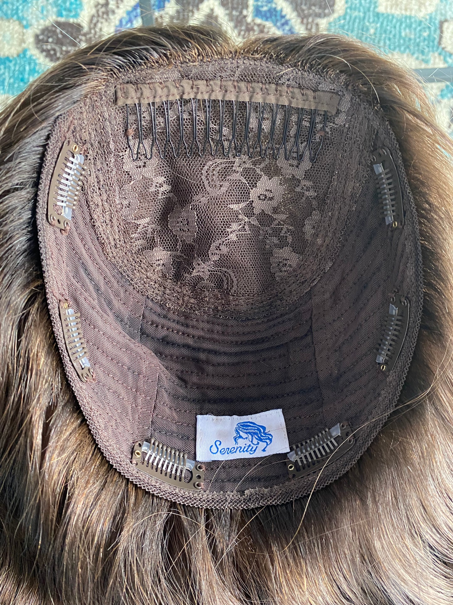 Silk Top Topper- Cool Dove 23”