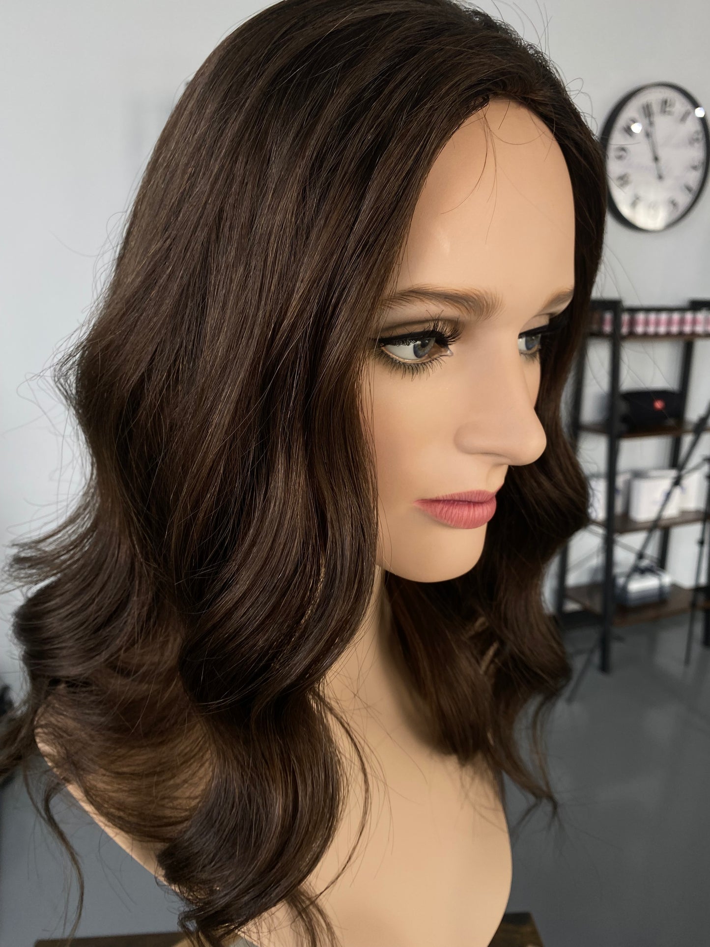 Silk Top Topper- Cool Dove 23”